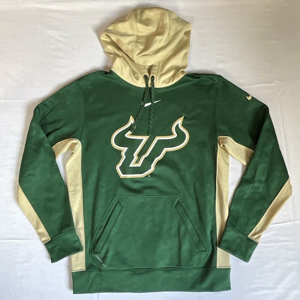 Vintage Nike Center Check Swoosh South Florida Bulls Hoodie Sweatshirt Small